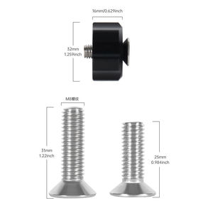 Tornillos de Placa Trasera de Acero Inoxidable para Buceo DIDEEP M8, Tornillos BCD - Product Image 3