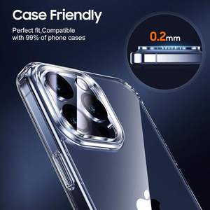 Protector de Lente de Cámara Personalizado OEM para iPhone 16 17 18 Pro Max, Cobertura Total 3D, Película Protectora de Lente Transparente de Alta Calidad - Product Image 3