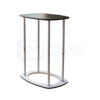 Comptoir pop-up en tissu, comptoir d'exposition pliable en tissu, podium pour les stands de salons professionnels