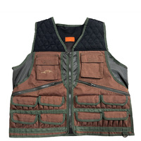 Gilet tactique de chasse et de tir pour hommes et femmes, style européen et américain, multi-poches, pour activités de plein air, photographie, randonnée, course à pied, vert