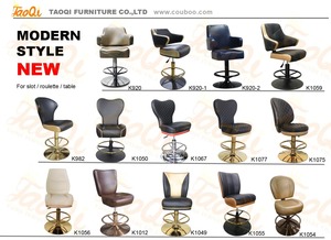 Silla giratoria de Bar K1012, máquina de ranura de póker de acero inoxidable ajustable, para <span class=keywords><strong>ruleta</strong></span>, Club, moderno, gran oferta - Product Image 5