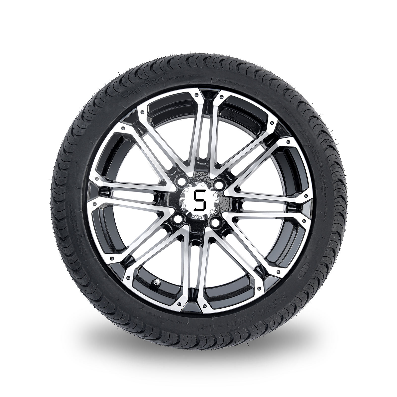 Machined/Gloss Black