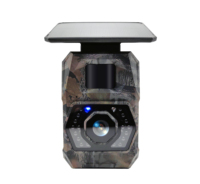 Caméra de chasse solaire sans fil WiFi mini PH970S 48MP CMOS étanche IP66 avec vision nocturne 65 pieds pour la chasse en extérieur et la faune