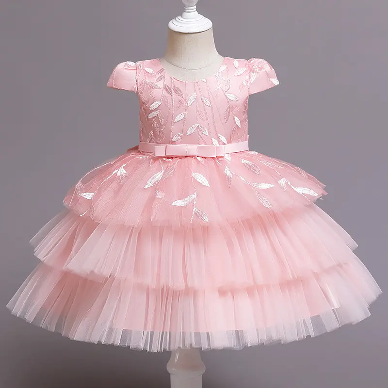 Robe à fleurs pour filles, robe d'église pour enfants, épaules dénudées, robe de soirée