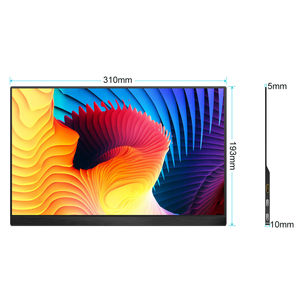 จอภาพแบบพกพาสำหรับแล็ปท็อปเคสโลหะขนาด13.3นิ้ว2024สินค้าใหม่ - Product Image 4