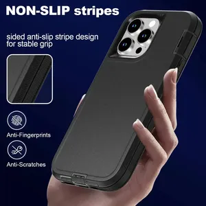 Funda Protectora Resistente a Golpes y Caídas CHAOYIDIAN para <span class=keywords><strong>iPhone</strong></span> 16e, 16 <span class=keywords><strong>Pro</strong></span> <span class=keywords><strong>Max</strong></span>, 15, 14, 13, Cubierta Protectora Reforzada - Product Image 2