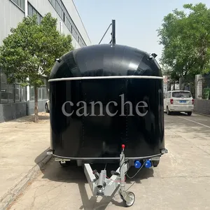 Carrito de Comida Rápida Estándar Australiano para Pizza y Tacos, Remolque Móvil de Comida para Venta al Aire Libre - Product Image 3