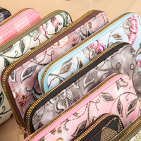 Dompet Panjang Desainer 2026 Tren Fashion PU Wanita Kapasitas Besar Dengan Katalog Merek