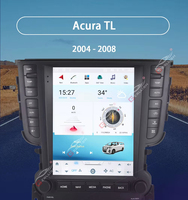Lecteur multimédia automobile Android à écran vertical de style Tesla, écran tactile, montage sur tableau de bord, Acura TL 2004-2008, navigation GPS, TV, USB