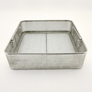 Giỏ đựng đồ bằng lưới thép mạ xám cao cấp/Giỏ đựng đồ bằng thép không gỉ - Product Image 3