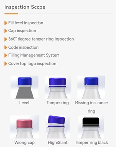 กล้องตรวจสอบภาพแบบ Cap Vision สำหรับควบคุมคุณภาพ พร้อมไฟ LED สำหรับงานตรวจสอบพื้นผิว ซอฟต์แวร์อัจฉริยะ Pet-af-h-m ระบบตรวจจับภาพอัตโนมัติ - Product Image 5