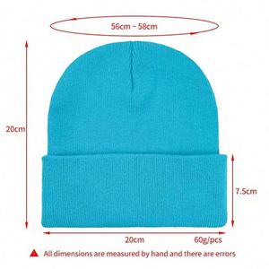 Venta al por Mayor de Fábrica, Gorro de Invierno de Punto Acrílico con Logotipo Personalizado, Gorro de Jacquard al por Mayor - Product Image 3