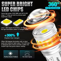 Promotion Ampoules LED de voiture Canbus Super Lumineuses 3030 3014 Rouge Ambre 6V 12V 24V T10 W5W 194 168