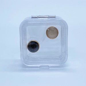 Boîte à membrane dentaire carrée à charnière en plastique PS transparent de 2 pouces, fabriquée à la main, marque <span class=keywords><strong>Hinix</strong></span>, modèle HN-101, pour couronnes et bridges de laboratoire dentaire - Product Image 5