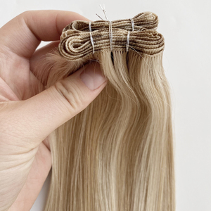 Trama di capelli vergini a mano di lunga durata riutilizzabile e universale senza dipanarsi con sfumature per ogni occasione - Product Image 2