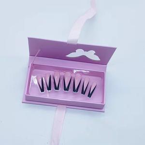 Paket Kuku Palsu Bulu Mata Kecantikan Label Pribadi Kotak Bulu Mata Kemasan Kotak Bulu Mata Perlengkapan Ekstensi Kuku Kotak Kuku Palsu - Product Image 5