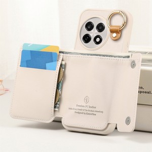 Thuận tiện PU Leather <span class=keywords><strong>2</strong></span>-in-1 đứng Wallet trường hợp chủ thẻ điện thoại lật Wallet trường hợp đối với <span class=keywords><strong>OnePlus</strong></span> 13/13R 5G/ace5 Pro 5G/ace5 5g - Product Image 2