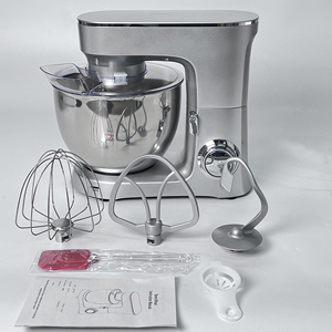 Batidora Eléctrica de Pedestal <span class=keywords><strong>para</strong></span> Cocina, Tazón Mezclador de Acero Inoxidable, <span class=keywords><strong>Gancho</strong></span> <span class=keywords><strong>para</strong></span> <span class=keywords><strong>Amasar</strong></span>, 6 Velocidades, Motor de Cobre Puro, Capacidad de 8L - Product Image 2