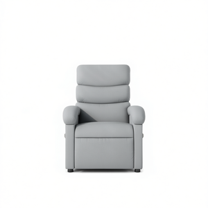 Fauteuil inclinable de massage gris clair - Product Image 1