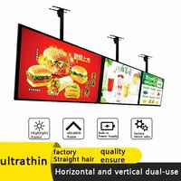 Boîte à lumière LED ultra-mince A4 A3 A2 A1 éclairée par LED pour la publicité LED, boîtes à lumière LED, cadre d'affiche LED pour magasin