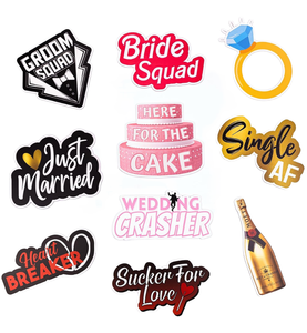 Pegatinas para Boda, 50 Piezas, Lindos Adornos para Despedida <span class=keywords><strong>de</strong></span> <span class=keywords><strong>Soltera</strong></span>, Decoración para Laptop, Teléfono y Botella - Product Image 1