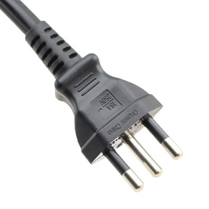 Cable común IEC C13 de voltaje brasileño, 10A, 250V, certificado por INMETRO, compatible con <span class=keywords><strong>monitor</strong></span> de PC - Product Image 4
