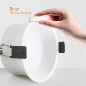 Plafonnier encastré <span class=keywords><strong>LED</strong></span> intelligent 3 CCT, norme européenne, rétroéclairé SMD, éclairage encastré rond pour intérieur, homologué CE - Product Image 5