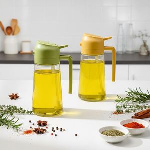 Atomizador de Aceite Exclusivo Transfronterizo de 470ml, Botella de Aceite de Doble Uso Integrada para Cocina y Hogar, con Función de Pulverización y Vertido - Product Image 6