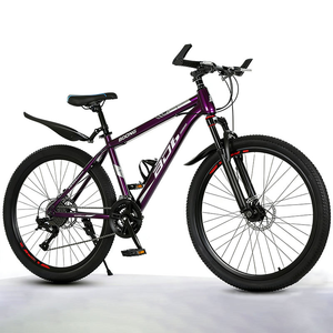 26 Inch Mountain Bike, 24 Speed Dual Disc Brake <strong>MTB</strong> with Suspension Fork, Steel Frame Bicycle for Men Women <strong>Commuter</strong> &amp; Off-Road - Product Image 4