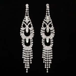 Boucles d'oreilles tendance E444, clous d'oreilles de mariée, accessoires de commerce extérieur - Product Image 3