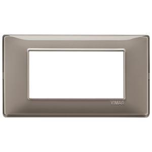 Vimar 4M Reflex Ash Plate 19mm Length Wall <b>Switch</b> Cover - Product Image 1