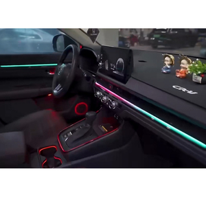 Éclairage d'ambiance intérieur personnalisé pour Honda CRV 2023-2024, bande LED acrylique Symphony, lampe d'ambiance, vente d'usine - Product Image 5