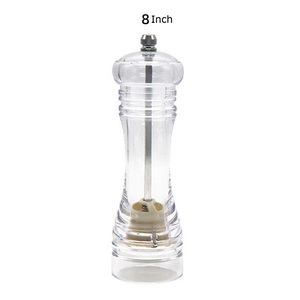 Moulin à sel et à poivre manuel en bois au design moderne, prix d'usine bon marché, céramique, utilisé pour la cuisine - Product Image 4