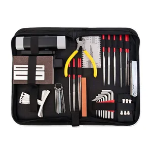 Usine Offre Spéciale Multifonction 15 pièces/ensemble guitare Réparation Entretien Kits De Nettoyage Pratique Outil De Réparation Ensemble