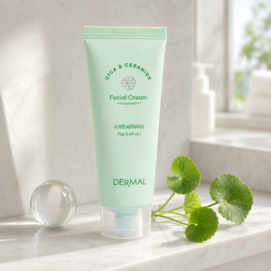 Crème visage Dermal Cica et Céramide 75g pour peaux sensibles - Product Image 5