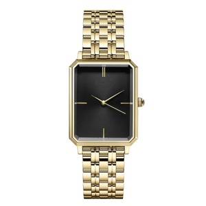 OEM ODM Custom Logo Fashion Stainless Steel Hand Luxury Gold <strong>Rectangular</strong> <strong>Watch</strong> for Women - Product Image 4