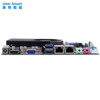 QM9850 DDR4 8 GO RAM 256 GO SSD 2LAN 6COM WIFI & BT i3-8130U 8th génération Core i3 carte mère d'ordinateur