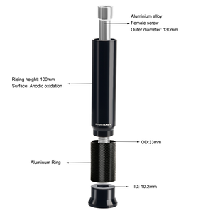 RIDERACE Extension <span class=keywords><strong>de</strong></span> potence <span class=keywords><strong>de</strong></span> <span class=keywords><strong>guidon</strong></span> en alliage d'aluminium avec rondelle <span class=keywords><strong>de</strong></span> jeu <span class=keywords><strong>de</strong></span> direction pour VTT et vélo <span class=keywords><strong>de</strong></span> route, adaptateur <span class=keywords><strong>de</strong></span> <span class=keywords><strong>rehausseur</strong></span> <span class=keywords><strong>de</strong></span> <span class=keywords><strong>guidon</strong></span> dissimulé - Product Image 3