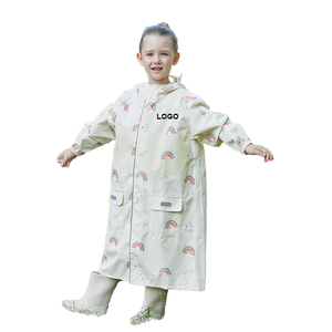 Poncho de pluie unisexe léger en EVA, imperméable, anti-UV, vêtements de travail de sécurité pour l'extérieur - Product Image 1