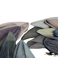 Tissu de luxe confortable en polyester brillant tissé pour jupes et robes de mariée, couleur unie