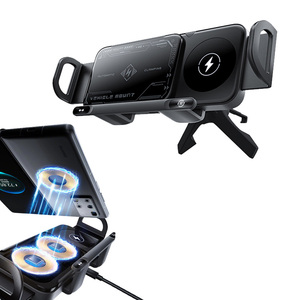 Support magnétique pour téléphone pour grille d'aération de voiture avec chargeur sans fil compatible avec les écrans pliables et plats - Product Image 1