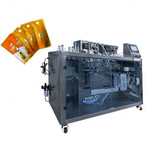 Máquina de llenado y envasado de líquidos de 2 cabezales para bolsas preformadas de forma especial, para miel, crema, leche, perfume, bebidas, detergente, salsa de soja y vinagre - Product Image 3