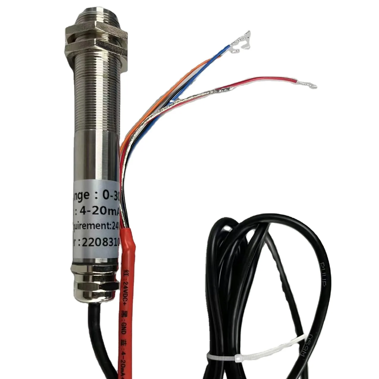 निविड़ अंधकार गैर संपर्क बाधा के साथ उच्च तापमान मिनी औद्योगिक अवरक्त Thermocouple सेंसर 4-20mA