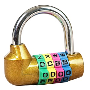 Lucchetto a combinazione in metallo anti-scasso con <span class=keywords><strong>codice</strong></span> a quattro cifre 60x61x27mm, lucchetto di sicurezza per palestra, armadietto, dormitorio, <span class=keywords><strong>escape</strong></span> <span class=keywords><strong>room</strong></span> - Product Image 3