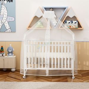 Vente en gros Lit bébé solide multifonction pliable réglable avec roues et moustiquaire - Product Image 2