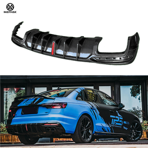Diffuseur arrière de lèvre de pare-chocs arrière en Fiber de carbone de Style Bctxe pour Audi A4 B9.5 <span class=keywords><strong>S4</strong></span> <span class=keywords><strong>2021</strong></span> + remplacer les accessoires de voiture de becquet arrière automatique - Product Image 1