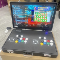 Console de jeu portable pliable de style rétro à deux joueurs, avec monnayeur, pour ordinateur de bureau, nostalgique, intégrée à la télévision domestique