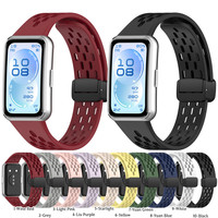 Bracelet de sport magnétique anti-transpiration pour Huawei Band 11, bracelet en silicone respirant et imperméable, Correas Watchband