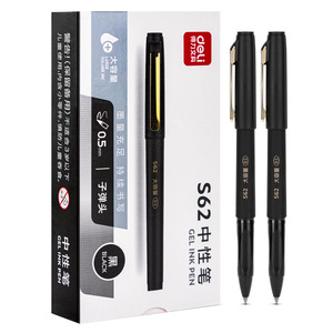 ปากกาเจล Deli S62 หัวกระสุน 0.5 มม. สีดำ สำหรับสำนักงานและโรงเรียน - Product Image 5