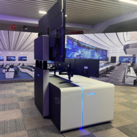 Tables de console centrale ergonomiques pour salle de contrôle, mobilier professionnel pour centre d'opération